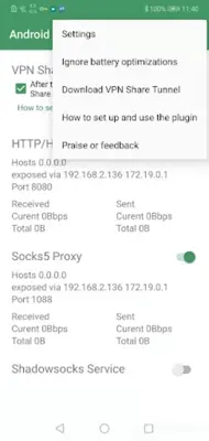 Android Proxy Server android App screenshot 2